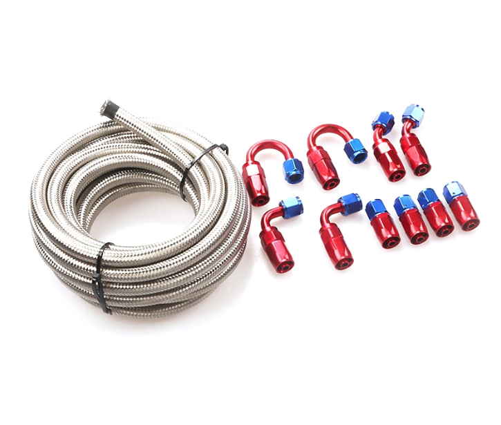 JXOP068 Stainless steel braided fuel line fittings